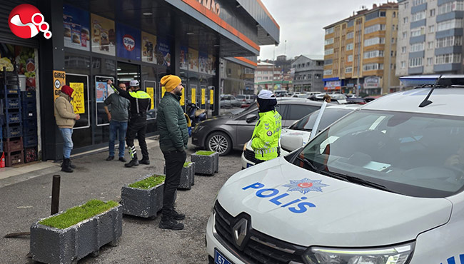 Market ve mağazalara trafik denetimi