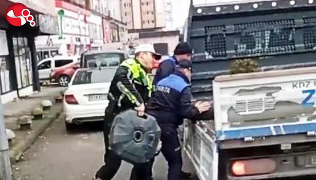 Kaldırımlar işgallerden arındırılıyor