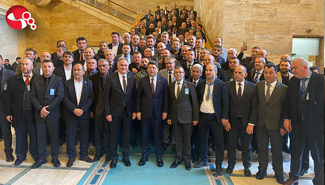 Muhtarlar, Cumhurbaşkanı Erdoğan'la görüştü.....