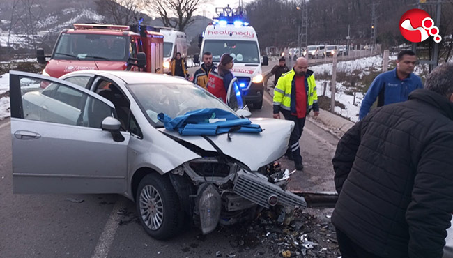 Kafa kafaya çarpıştılar