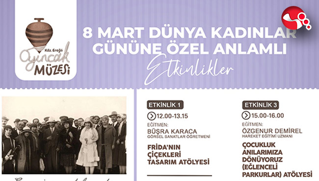 8 Mart Dünya Kadınlar Günü'ne özel etkinlikler...