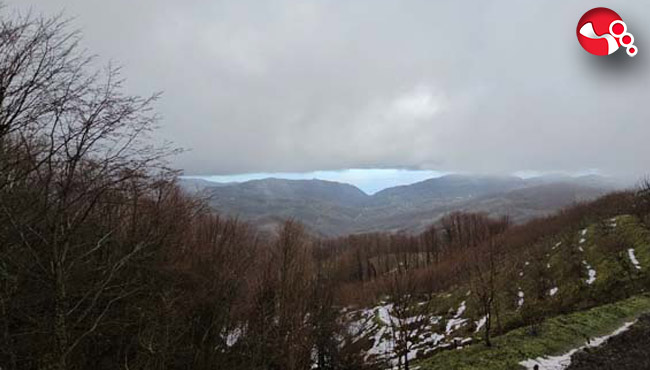 Sis havadan görüntülendi