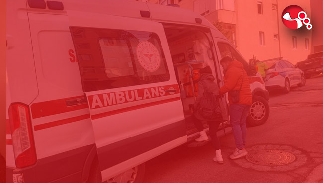 Otomobille Motosiklet çarpıştı!..