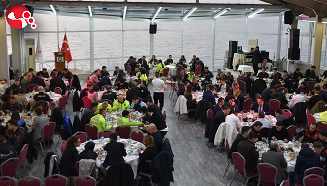 Polisevinde iftar programı düzenlendi