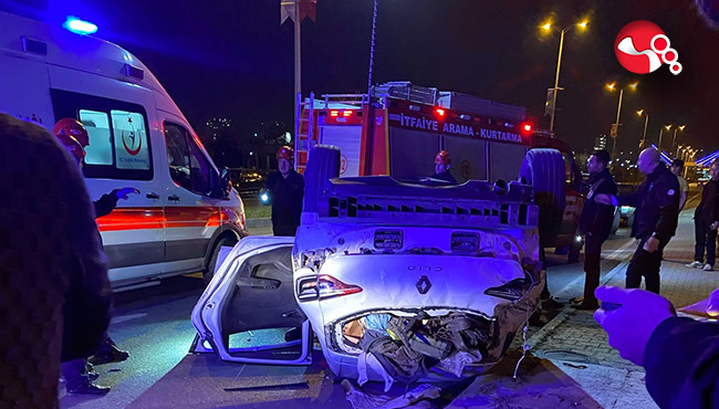 Takla atarak sürüklendi