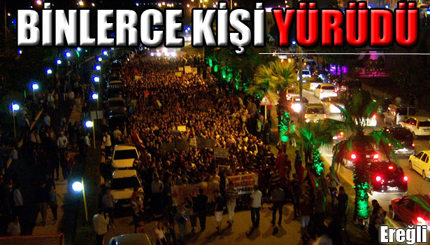 EREĞLİ GEZİ PARKI DİRENİŞİNE DESTEK VERİYOR