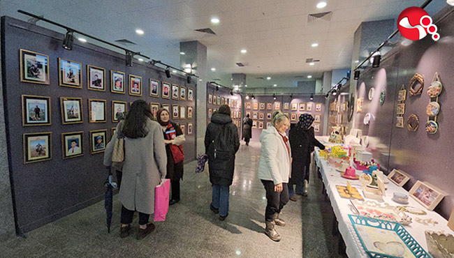 Şehit ve gazi yakınlarından anlamlı sergi!....