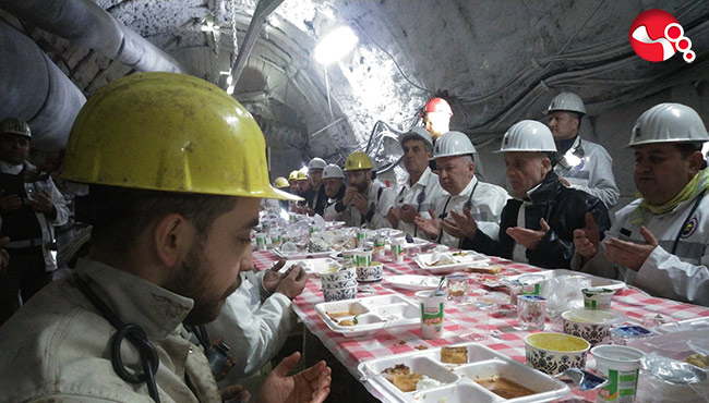 Genel Başkan Atalay madencilerle iftarda...