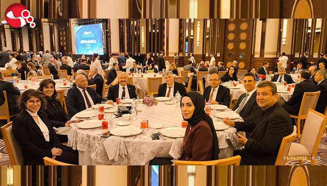 İl MEM Bozkan ve beraberindeki heyet iftar programına katıldı