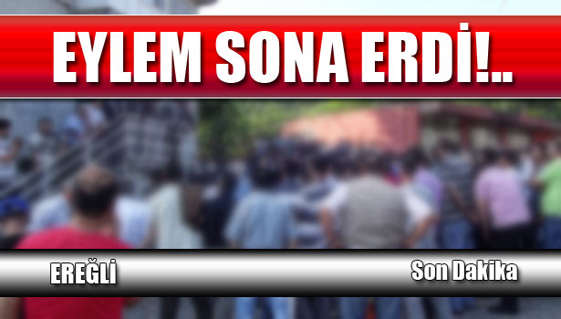 ÖZEL MADEN OCAĞINDAKİ EYLEM SONA ERDİ