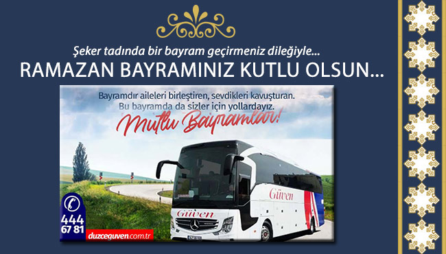 Ramazan Bayramınız Kutlu Olsun..