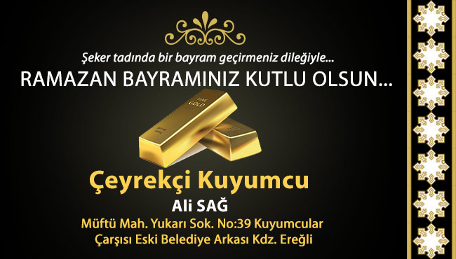 Ramazan Bayramınız Kutlu Olsun..