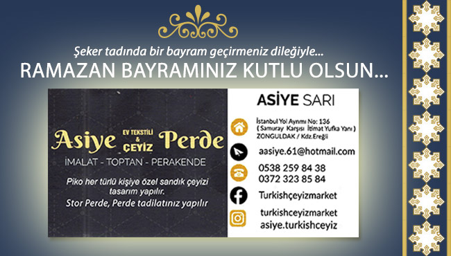 Ramazan Bayramınız Kutlu Olsun..