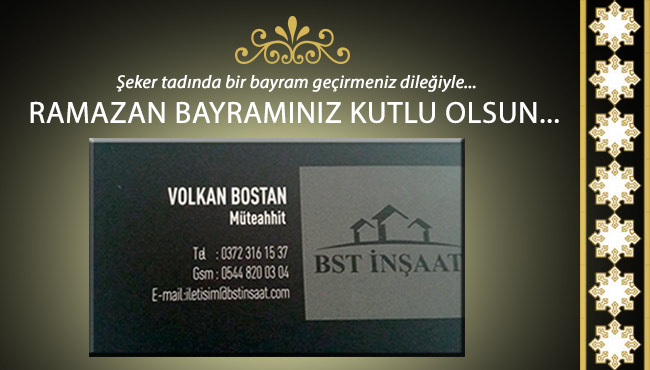 Ramazan Bayramınız Kutlu Olsun..