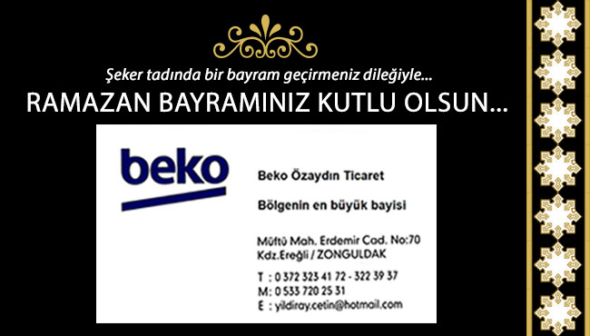 Ramazan Bayramınız Kutlu Olsun..