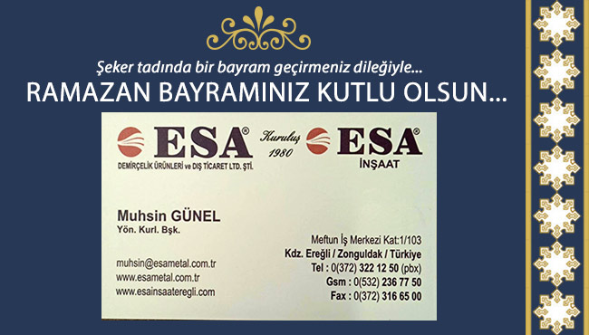 Ramazan Bayramınız Kutlu Olsun..