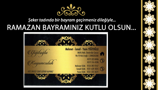 Ramazan Bayramınız Kutlu Olsun..