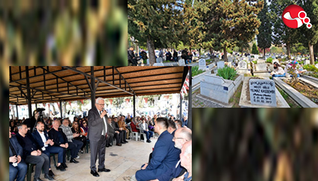 Mezarlıkta mevlid okutuldu....