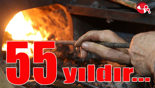 55 yıldır demire hayat veriyor…