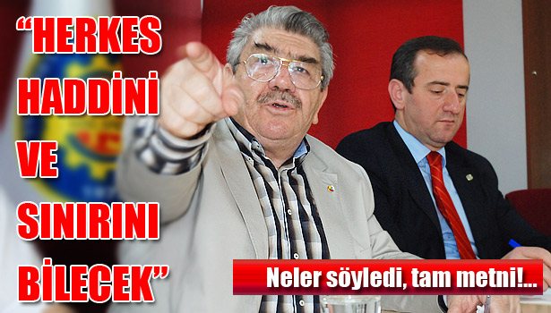 "EREĞLİ'YE EN BÜYÜK İHANETİ HALİL POSBIYIK YAPIYOR"