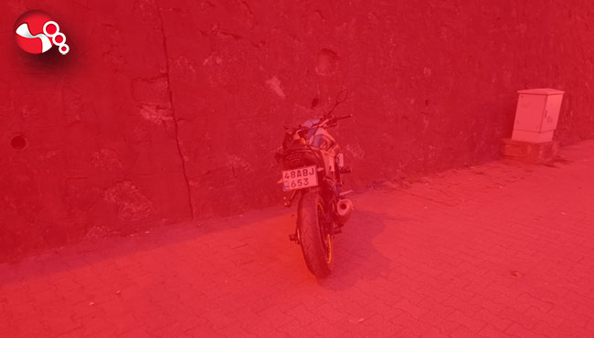 Kaldırıma çarparak durabildi!..