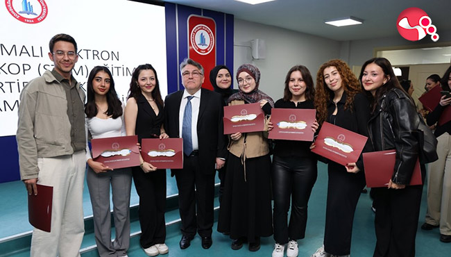 Rektör Özölçer tek tek takdim etti