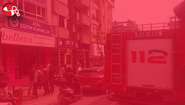 Mağazada yangın paniği!