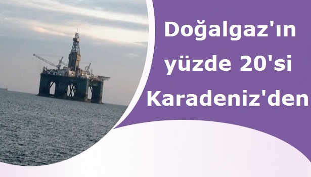 DOĞALGAZIN YÜZDE 20'Sİ KARADENİZ'DEN