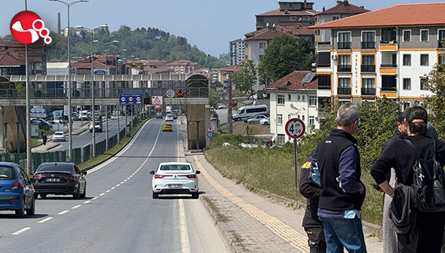 Otomobille Motosiklet çarpıştı!..