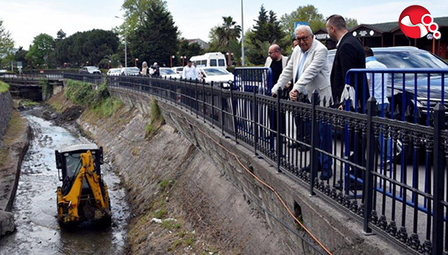 Dere yatakları temizleniyor...