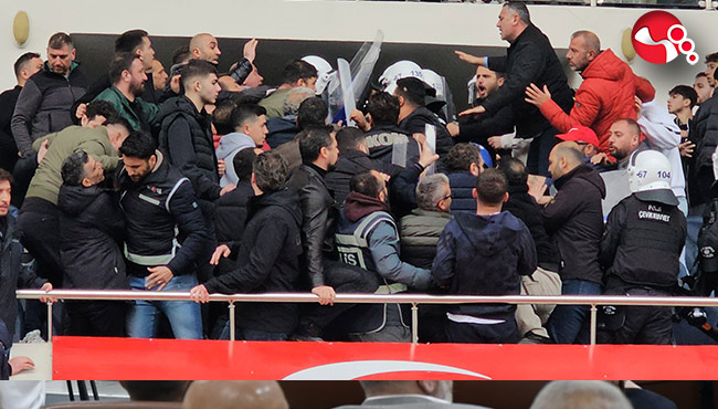 Maçta olaylar çıkmıştı....