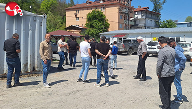 Şantiyede maaş krizi