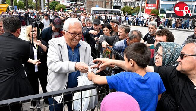 350 bin ata tohumu fidesi halkla buluştu...