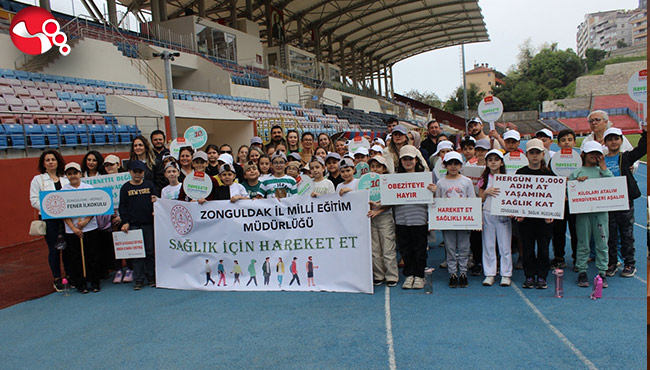 "Sağlıklı ve Hareketli Yaşama Merhaba" yürüyüşü düzenlendi