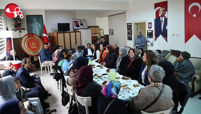 Gaziler Derneği'nde anlamlı buluşma