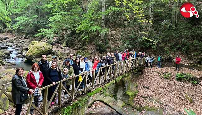 Jeolojik ve endüstriyel miras farkındalık rotası Kayalıdere Şelaleleri