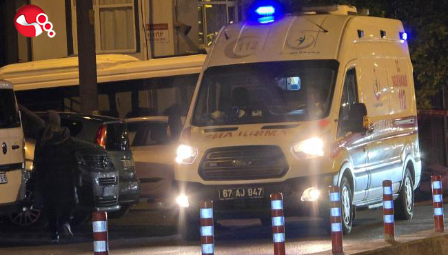 Kaldırımdan düştü