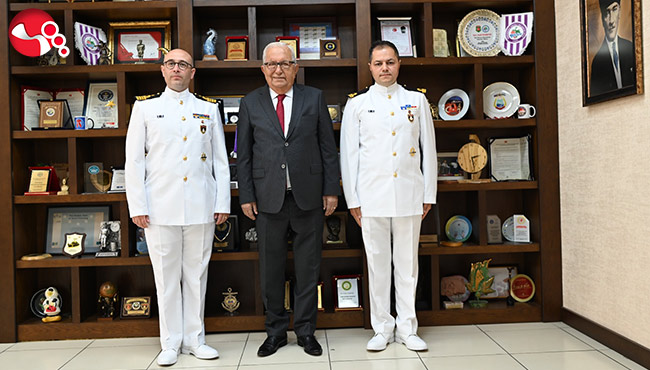 Komutanlar, Başkan Posbıyık’ı ziyaret etti