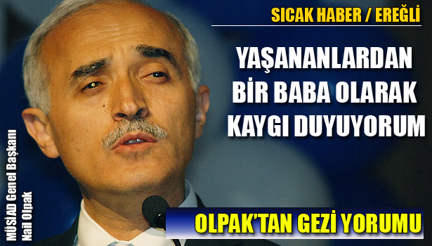 MÜSİAD LİDERİNDEN GEZİ PARKI YORUMU