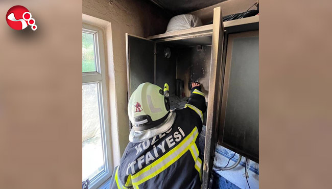 Yangın panik yarattı