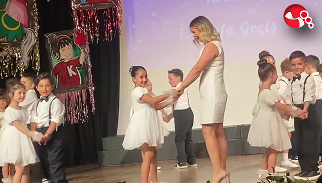 Minik dansçının imdadına öğretmeni yetişti