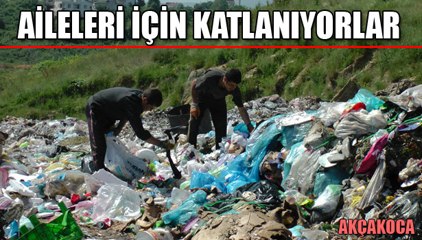 EKMEKLERİNİ ÇÖPTEN KAZANIYORLAR