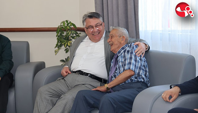 Rektör Özölçer'den anlamlı ziyaret....