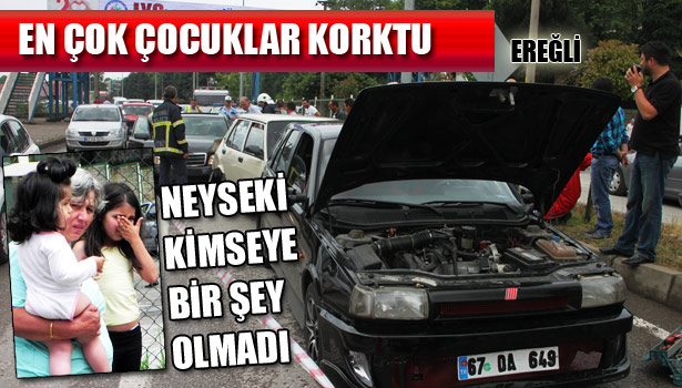 4 ARAÇLI ZİNCİRLEME KAZA