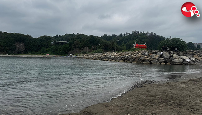 O BÖLGEDE DENİZE GİRMEK YASAKLANDI......