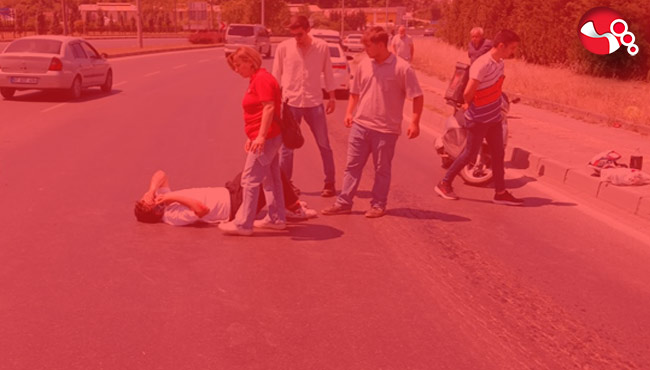 Yola dökülen mazot kazaya neden oldu