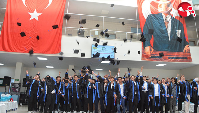 Nuran-Celal Gülşen MTAL'de mezuniyet coşkusu