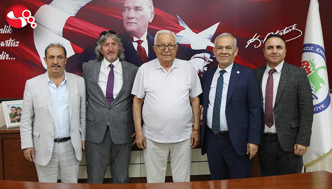 TGF Başkanı Karaca, EGD Bşk Erel ve Başkan Halil Posbıyık’ı ziyaret etti