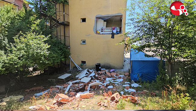 Patlamanın ardından mühürlendi