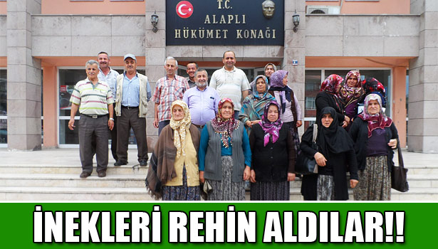 MAHSULLERE ZARAR VEREN KOMŞU KÖYÜN İNEKLERİNİ REHİN ALDILAR